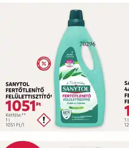 Rossmann SANYTOL FELÜLETTISZTÍT ajánlat