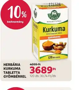 Rossmann HERBÁRIA KURKUMA TABLETTA ajánlat