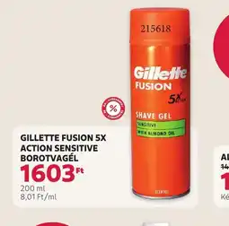 Rossmann GILLETTE FUSION 5X BOROTVAGÉL ajánlat