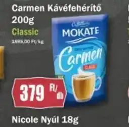 FullDiszkont MOKATE Carmen Kávéfehérítő ajánlat