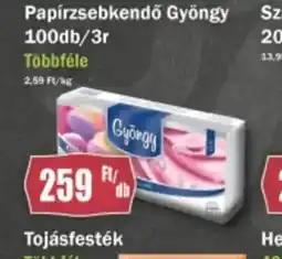 FullDiszkont Gyöngy Papírzsebkendő ajánlat