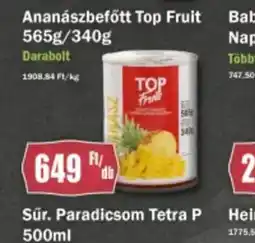 FullDiszkont Top Fruit ananászbefőtt ajánlat