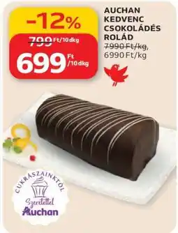 Auchan AUCHAN KEDVENC CSOKOLÁDÉS ROLÁD ajánlat