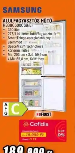 Expert SAMSUNG ALULFAGYASZTS HŰTŐ ajánlat