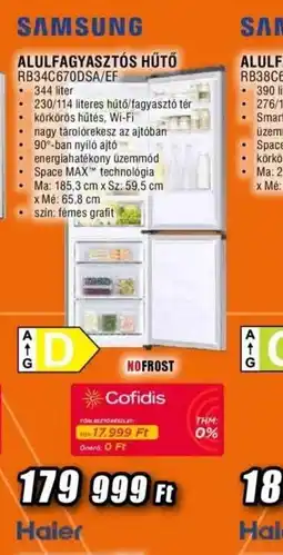 Expert SAMSUNG ALULFAGYASZTS HŰTŐ ajánlat