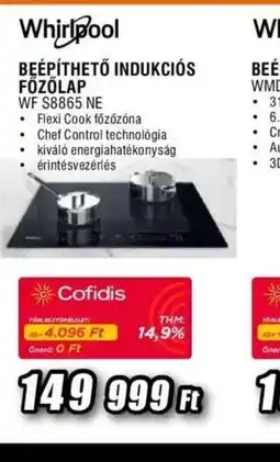 Expert Whirlpool INDUKCIS FŐZŐLAP ajánlat