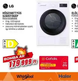 Expert LG HŐSZIVATTYÚS SZÁRÍTGÉP ajánlat
