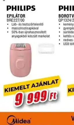 Expert PHILIPS EPILÁTOR BRE227/00 ajánlat