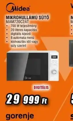 Expert Midea MIKROHULLÁMÚ SÜTŐ ajánlat