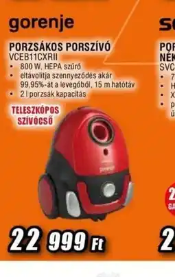 Expert GORENJE PORZSÁKOS PORSZÍV ajánlat