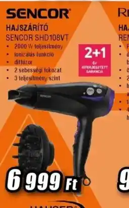 Expert SENCOR HAJSZÁR HAUSERT SHD108VT ajánlat