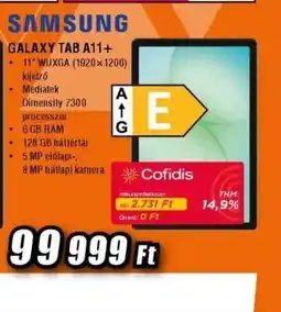 Expert SAMSUNG GALAXY TAB A11+ ajánlat