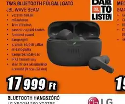 Expert JBL WAVE BEAM FÜLGALLGAT ajánlat
