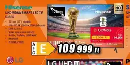 Expert Hisense UHD VIDAA SMART LED TV ajánlat