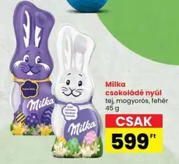 Spar Milka Csokoládé Nyúl ajánlat