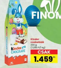 Spar KINDER Csokoládé ajánlat