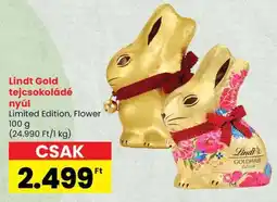 Spar Lindt Gold tejszokoládé nyúl ajánlat