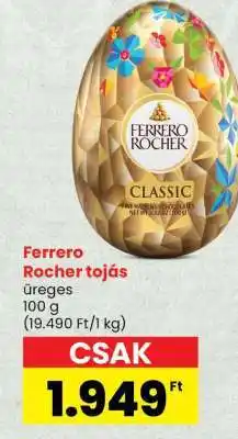 Spar Ferrero Rocher Tojás ajánlat