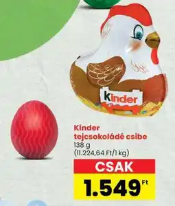 Spar Kinder tejcsokoládé csibe ajánlat
