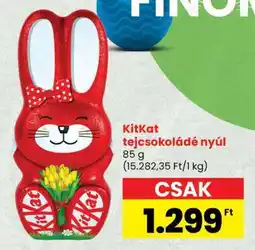 Spar KITKAT TEJCSOKOLÁDÉ NYÚL ajánlat