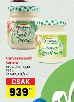 Spar Univer reszelt torma ajánlat