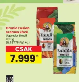 Interspar Omnia Fusion szemes kávé ajánlat