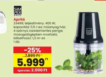 Interspar Aprító ajánlat