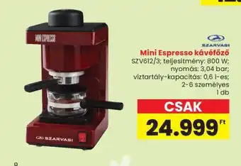 Mini Espresso kávéfőző