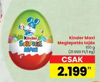 Kinder Maxi meglepetés tojás