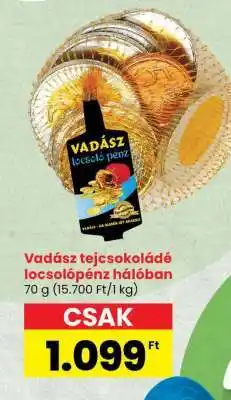 Spar Vadász tejcsokoládé locsolópénz hálóban ajánlat