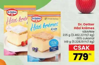 Dr. Oetker Házi krémes