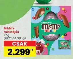Spar M&M's mini tojás ajánlat