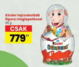 Spar Kinder Tejcsokoládé Figura Meglepetéssel ajánlat