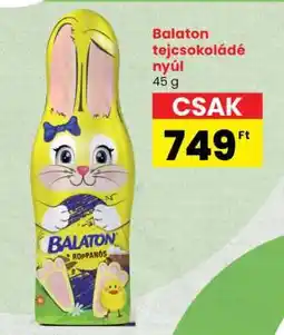 Spar BALATON Tejcsokoládé nyúl ajánlat