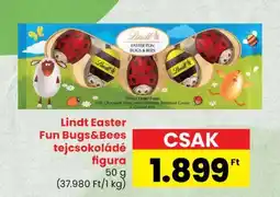 Spar Lindt Easter Fun Bugs & Bees tejcsokoládé-figura ajánlat