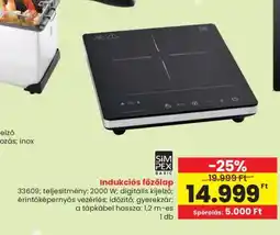 Interspar Indukciós főzőlap ajánlat