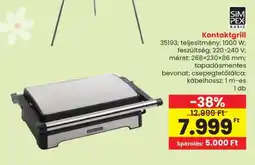 Interspar Kontaktgrill ajánlat