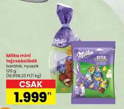 Spar Milka mini tejcsokoládé ajánlat