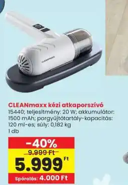 Interspar CLEANmaxx kézi atkaporszívó ajánlat