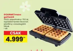Interspar GOURMETmaxx gofrisütő ajánlat
