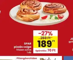 Interspar SPAR pizzás csiga ajánlat