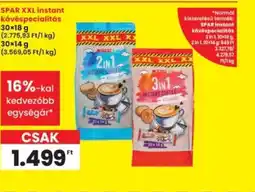 Interspar SPAR XXL instant kávékülönlegesség ajánlat