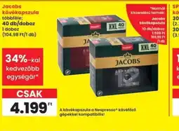 Interspar Jacobs kávékapszula ajánlat