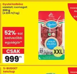 Interspar Gyulai kolbász ajánlat