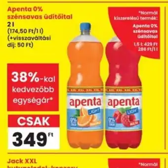 Apenta szénsavas üdítőital