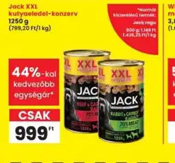 Interspar Jack XXL kutyaeledel-konzerv ajánlat