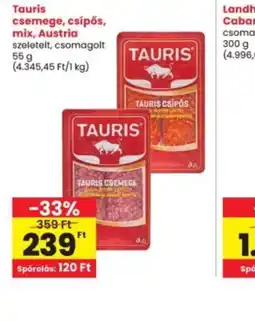 Interspar Tauris csemege, csípős ajánlat