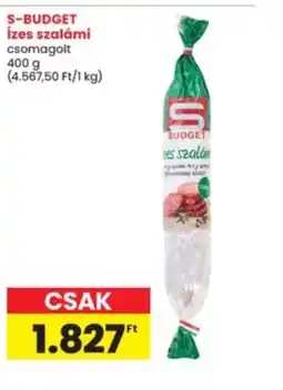 Interspar S-BUDGET ízes szalámi ajánlat