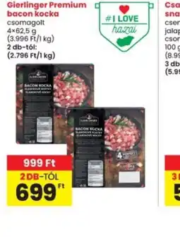 Interspar Gierlinger Premium bacon kocka ajánlat