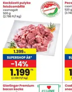 Interspar Kockázott pulyka felsőcombfi ajánlat